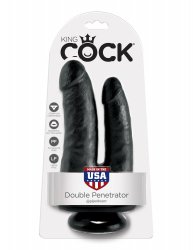 Фаллоимитатор Cock-Double Penetrator для двойного проникновения – черный