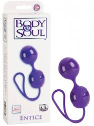 Вагинальные шарики Body & Soul Entice – фиолетовый