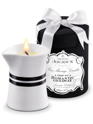 Массажная свеча Petits JouJoux Romantic Getaway, имбирь, на основе натуральных компонентов, 190 гр