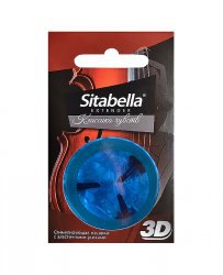 Насадка-презерватив Sitabella 3D с эластичными усиками – Классика чувств