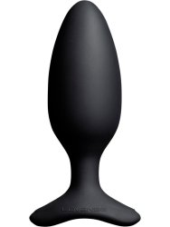 Инновационная анальная вибропробка, LOVENSE Hush 2, 15 см, управление через приложение, 7 режимов, размер M, черный