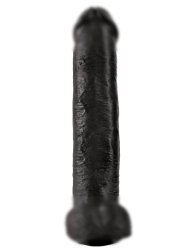 Реалистичный фаллоимитатор-гигант Pipedream King Cock 15 Cock with Balls, с мошонкой, 40,5 см, диаметр 7,6 см, черный