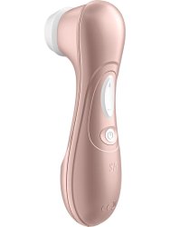 Вакуумно-волновой стимулятор клитора Satisfyer Pro 2 Next Gen, 11 режимов, 16 см, золотистый