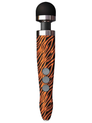 Мощный вибратор Doxy Die Cast 3R, 28 см, силикон, принт Тигровый