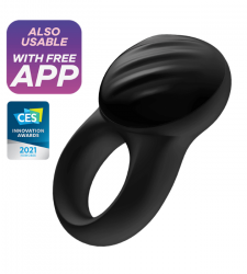 Эрекционное кольцо Satisfyer Signet Ring  с возможностью управления через приложение														