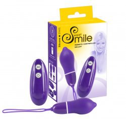 Мультифункциональное беспроводное виброяйцо Sweet Smile -  фиолетовый