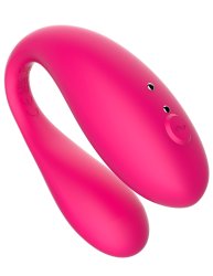 Парный вибратор Amovibe TWIN Pink, 8 см, 4 режима, управление через приложение, силикон, розовый