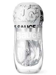 Нереалистичный мастурбатор Sauce White, 16 см, ТПЕ, белый