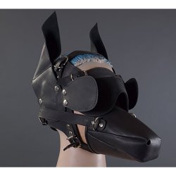 Шлем-маска «Пони» из натуральной кожи - One Size