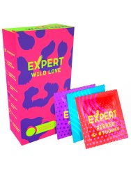 Рельефные презервативы EXPERT Wild Love, ребристые, с точками, 12 шт