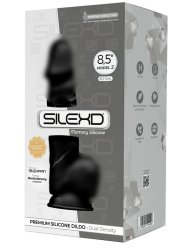 Реалистичный фаллоимитатор SILEXD Model 2, с мошонкой, 21,7 см, черный