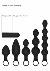 Набор анальных стимуляторов USB-Rechargeable Anal Set