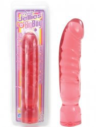 Большой реалистичный фаллоимитатор Crystal Jellies 12” Big Boy – розовый