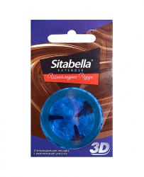 Насадка-презерватив Sitabella 3D с эластичными усиками – Шоколадное чудо
