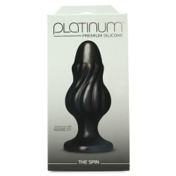 Анальная пробка Platinum Premium Silicone The Spin – черный