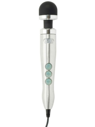 Мощный вибратор Doxy Die Cast 3, 28 см, силикон, серебряный