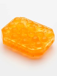 Нереалистичный мастурбатор Tenga Uni Topaz, 5,8 см, ТПЭ, оранжевый