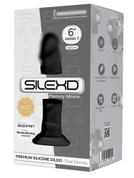 Реалистичный фаллоимитатор SILEXD Model 1, 14,8 см, силикон, черный