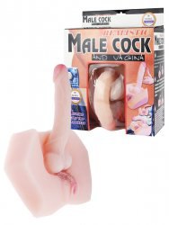 Фаллос и вагина Male Cock and Vagina с ротацией и голосовым сопровождением – телесный