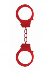 Металлические наручники Beginner's Handcuffs (красные)