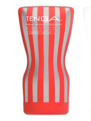 Нереалистичный мастурбатор Tenga Soft Case Cup, 15,5 см, ТПЭ, белый