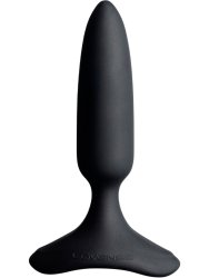 Инновационная анальная вибропробка, LOVENSE Hush 2, 13,5 см, управление через приложение, 7 режимов, размер XS, черный