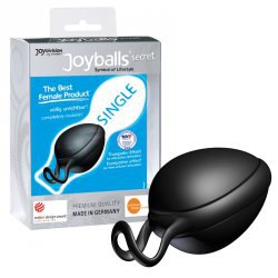 Вагинальный шарик Joyballs Secret со смещенным центром тяжести – черный