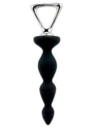 Анальная втулка Adrien lastic Arrow II, 20,1 см, силикон, черный