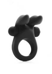 Вибро-кольцо Rabbit Cockring Black