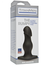 Анальная пробка TitanMen - The Rumpy с фаллическим кончиком – черный