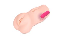 Реалистичный мастурбатор, имитирующий вагину с вибрацией «Dream Auto», Kokos