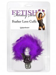 Наручники Feather Love Cuffs – фиолетовые