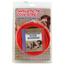 Веревка для связывания TLC Japanese Silk Love Rope 5 м – красная