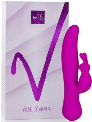 Вибромассажер Vanity Vr16 со стимулятором клитора в форме кролика  – фиолетовый