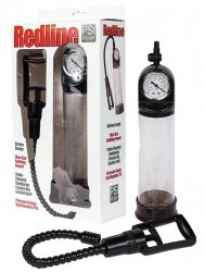 Вакуумная помпа мужская Redline Pump с манометром – черная