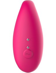 Парный вибратор Amovibe TWIN Pink, 8 см, 4 режима, управление через приложение, силикон, розовый