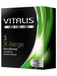 Презервативы Vitalis №3 X-large увеличенного размера