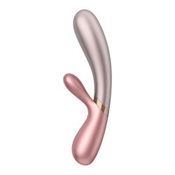 Вибратор Satisfyer Hot Lover с возможностью управления через приложение - золотистый/розовый