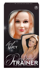 Кукла надувная с вибрацией, 2 любовных отверстия Hot Lucy Lifesize Love Doll