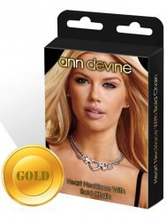 Колье с подвеской сердце Ann Devine – Heart Necklace With Bold Chain – золотой