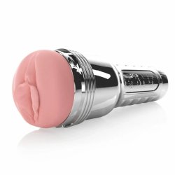 Мастурбатор Fleshlight Pink Quiver, вагина с вибрацией