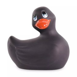 Вибратор-уточка Big Teaze Toys I Rub My Duckie 2.0, чёрный