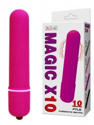 Вибропуля Magic X10 – розовая