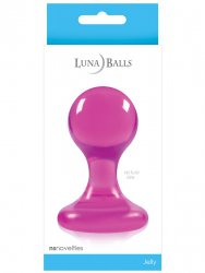 Анальная пробка Luna Balls средняя – розовая