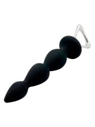 Анальная втулка Adrien lastic Arrow II, 20,1 см, силикон, черный