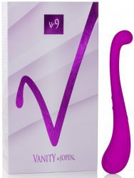 Перезаряжаемый вибромассажер Vanity Vr9 двухсторонний – фиолетовый