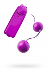 Вагинальные шарики TOYFA с вибрацией - фиолетовый
