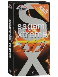 Презервативы Sagami Xtreme Energy с ароматом Red bull - 10 шт.