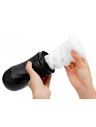 Нереалистичный мастурбатор Tenga Air-Tech Twist Tickle, диаметр 7,8 см, ТПЭ, красный