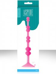 Анальная елочка на присоске Aspire Pleasure Beads - Pink
